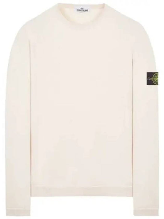 Waffen Patch Crew Neck Sweatshirt Light Pink - STONE ISLAND - BALAAN 2