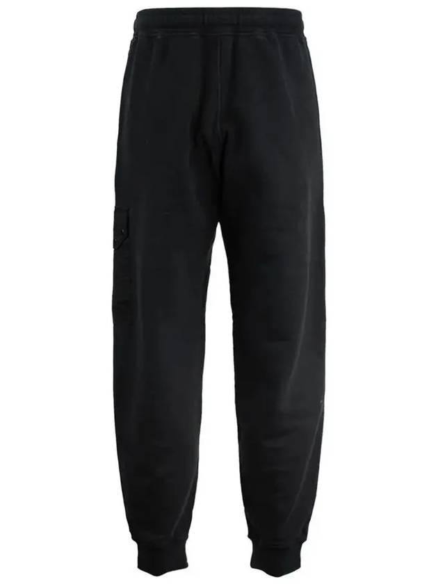 Compass Badge Panel Track Pants Black - STONE ISLAND - BALAAN 3