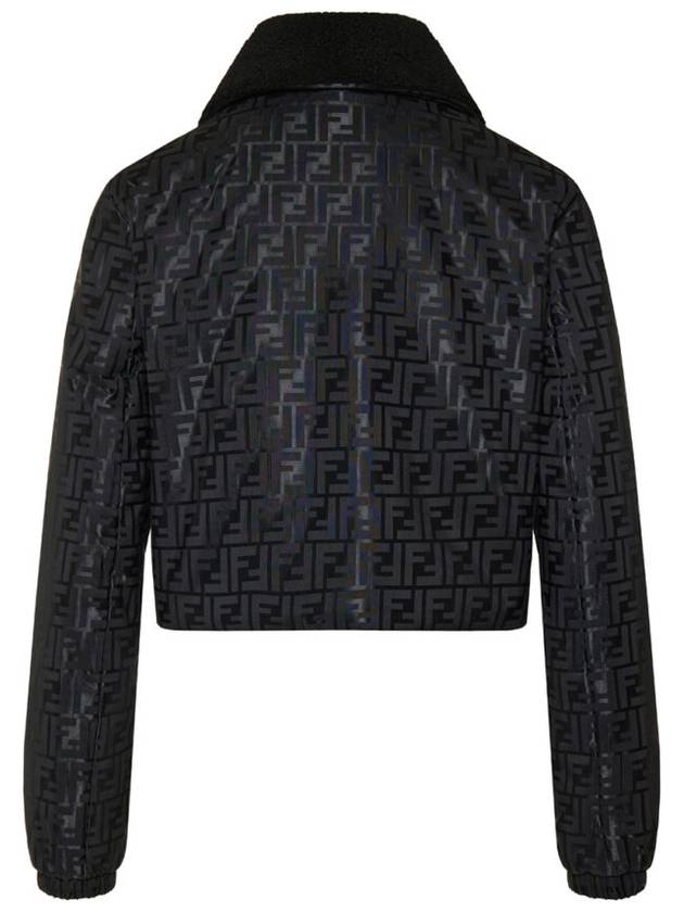 Ski FF Nylon Jacket Black - FENDI - BALAAN 3