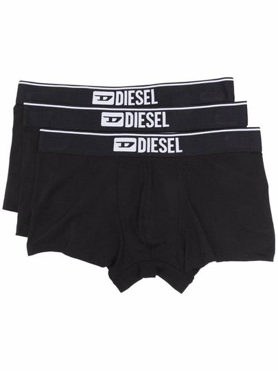 Umbx Damien Plain Boxer Briefs 3 Pack Black - DIESEL - BALAAN 2