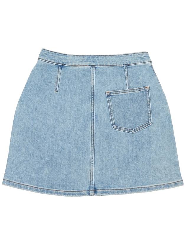 Paula Denim A-line Skirt Wash Indigo - A.P.C. - BALAAN 3