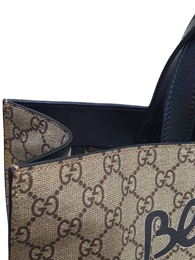 Women s 450950 PVC BEE Printing Soft GG Supreme Shopper Tote Bag Shoulder Strap - GUCCI - BALAAN 6