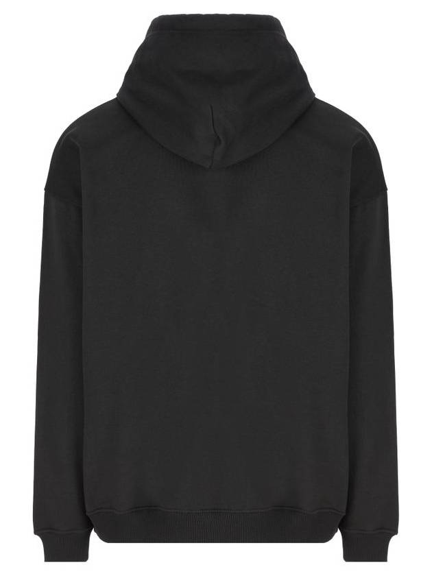 Embossed Oval D Hoodie Black - DIESEL - BALAAN 3