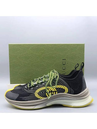 680938 Black Fabric Run Men s Sneakers Size 10 - GUCCI - BALAAN 1