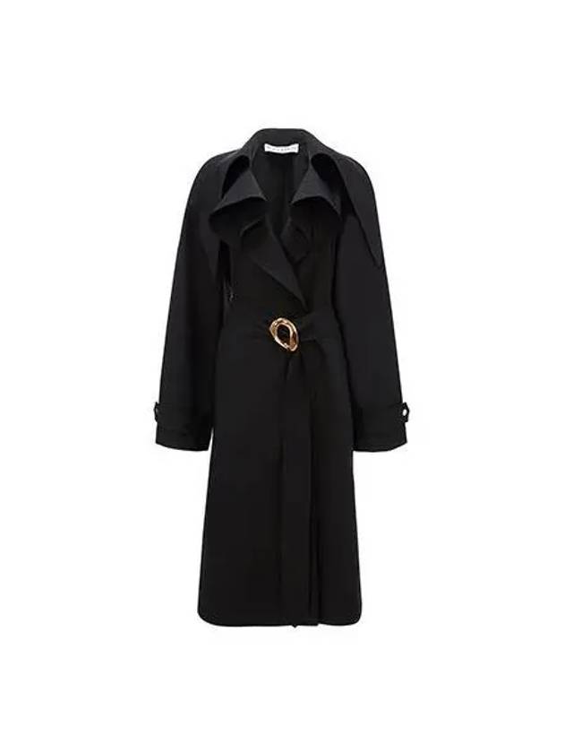 J W Anderson Women s Trench Coat Black CO0204PG0824 - JW ANDERSON - BALAAN 1