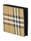 Men's Vintage Check Half Wallet Beige - BURBERRY - BALAAN 4