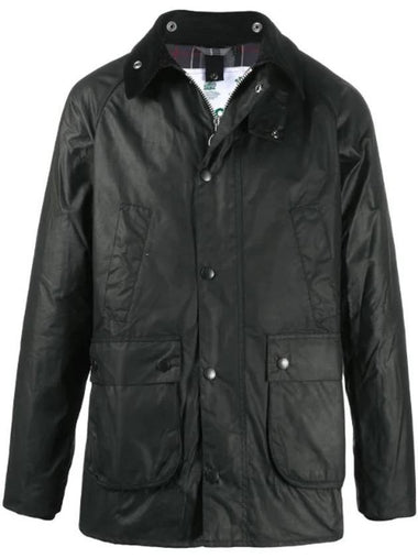 Bedale Wax Cotton Jacket Black - BARBOUR - BALAAN 1