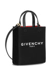 Logo Printed Vertical Mini Tote Bag Black - GIVENCHY - BALAAN 3