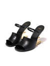 first sandals heel gold black - FENDI - BALAAN 2