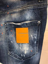 Women's Distressed Crop Jeans - DSQUARED2 - BALAAN.