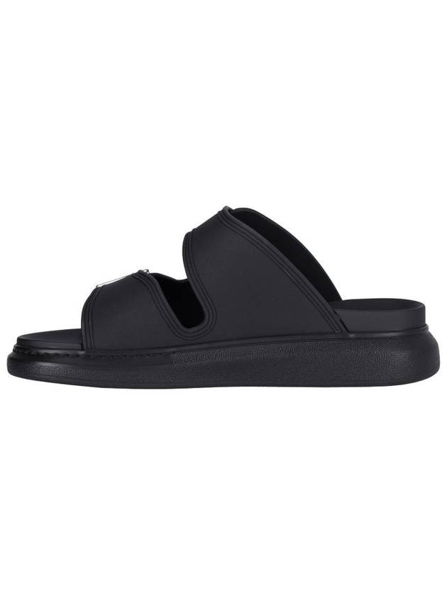 Hybrid Rubber Slippers Black - ALEXANDER MCQUEEN - BALAAN 4