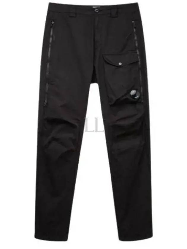 Ripstop Lens Cargo Regular Fit Straight Pants Black - CP COMPANY - BALAAN 2