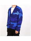 Men's Camouflage Cardigan Blue - VALENTINO - BALAAN 3