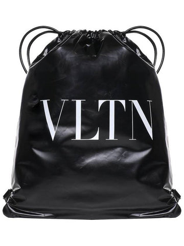 Calfskin Backpack Black - VALENTINO - BALAAN 1