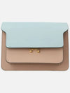 Saffiano Medium Trunk Shoulder Bag Aquamarine - MARNI - BALAAN 2