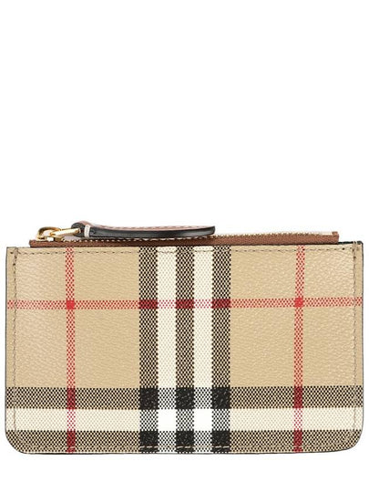 Check Strap Card Wallet Archive Beige - BURBERRY - BALAAN 2