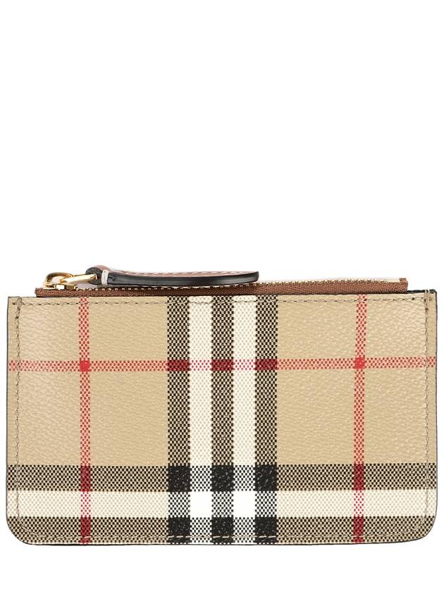 Check Strap Card Wallet Archive Beige - BURBERRY - BALAAN 2