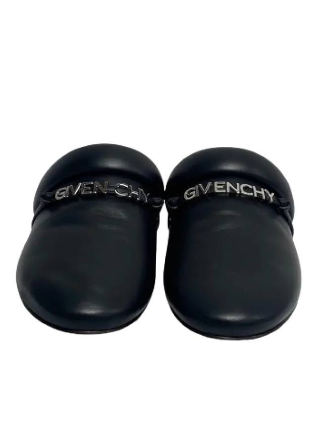 Metal Logo Mule Black - GIVENCHY - BALAAN 4