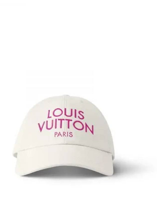 My LV Paris Ball Cap Baseball Luxury Hat White M7592M - LOUIS VUITTON - BALAAN 1