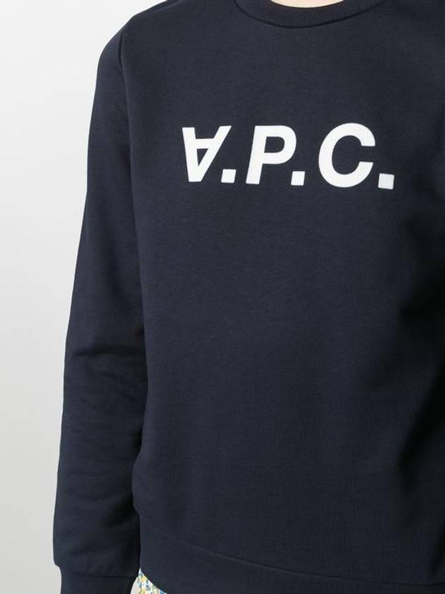 VPC Logo Sweatshirt Navy - A.P.C. - BALAAN 3