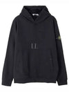 Garment Dyed Hoodie Black - STONE ISLAND - BALAAN 2