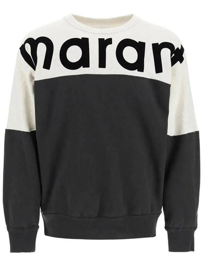 Howley Two Tone Logo Sweatshirt Faded Black - ISABEL MARANT - BALAAN 2