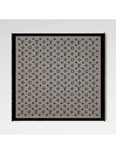 Neo Natte Monogram Scarf Black - LOUIS VUITTON - BALAAN 2