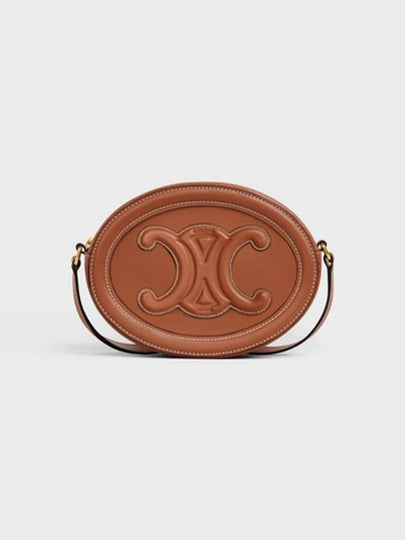 Cuir Triomphe Calfskin Cross Bag Tan - CELINE - BALAAN 2