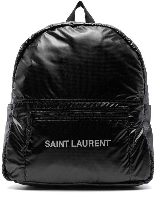 Nuxx Backpack In Nylon Backpack Black - SAINT LAURENT - BALAAN 2