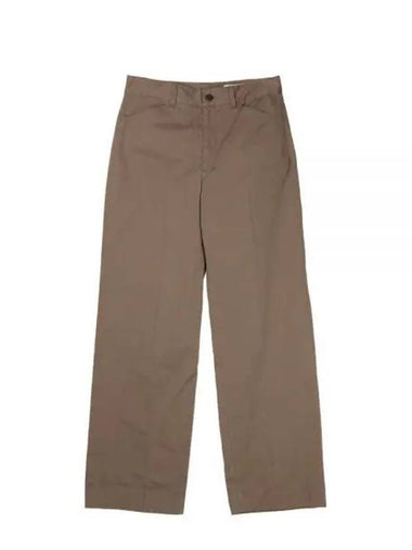 Chino Straight Pants Brown - LEMAIRE - BALAAN 1