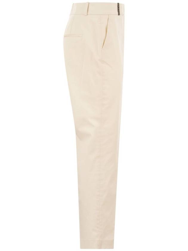 Stretch Cotton Trousers - PESERICO - BALAAN 3