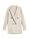 Dali Double Breasted Wool Cashmere Jacket Beige - MAX MARA - BALAAN 1