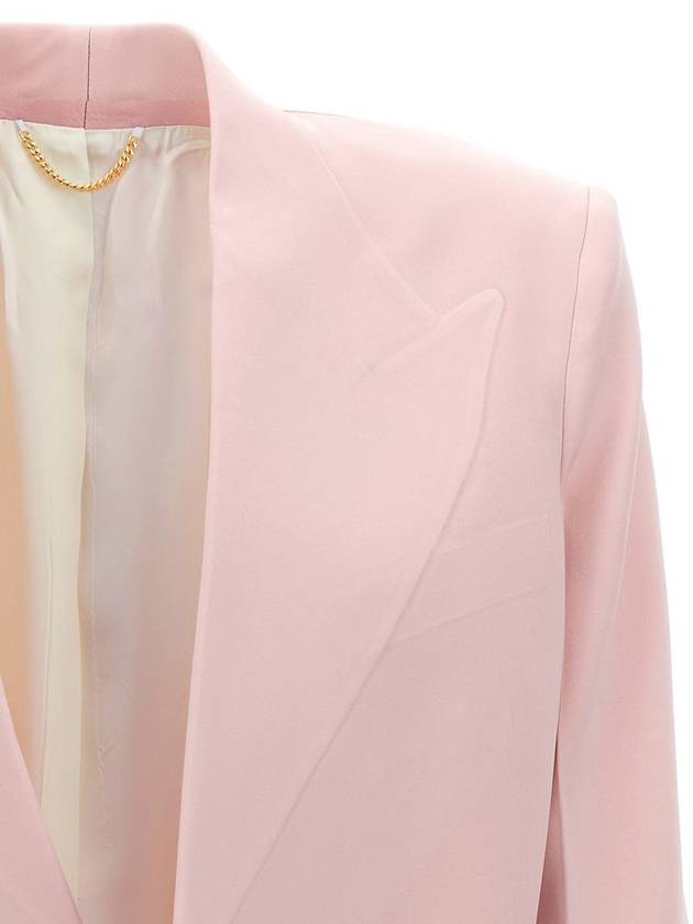 Victoria Beckham Single-Breasted Blazer Jacket - VICTORIA BECKHAM - BALAAN 3