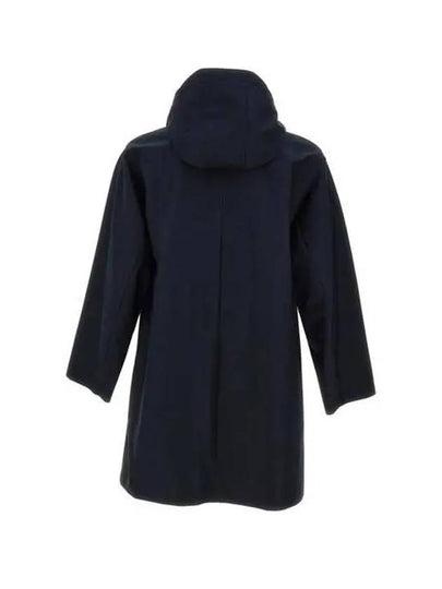 Waterproof Cotton Twill T-Dart Hooded Jacket Navy - THOM BROWNE - BALAAN 2