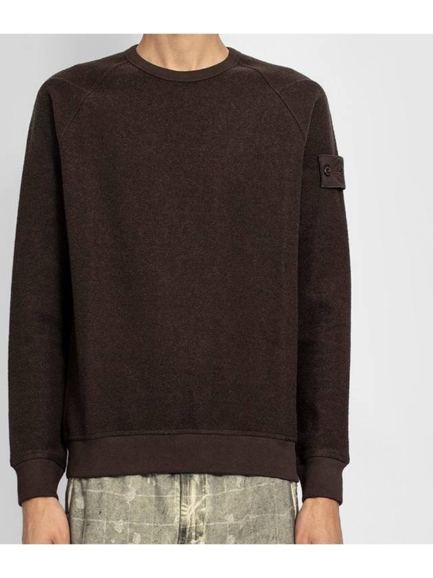 Ghost Piece Crewneck Sweatshirt Brown - STONE ISLAND - BALAAN 4