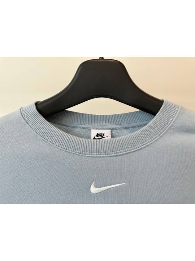 Sportswear Phoenix Fleece Crew Neck Sweatshirt Light Armory Blue - NIKE - BALAAN 3