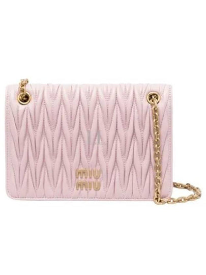 Matelasse Nappa Leather Mini Bag Pink - MIU MIU - BALAAN 2