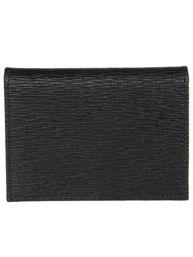 Gancini Credit Card Wallet Black - SALVATORE FERRAGAMO - BALAAN 5