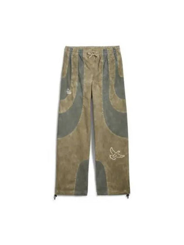 Cotton Two Tone Track Pants Pebble Grey - PUMA - BALAAN 1