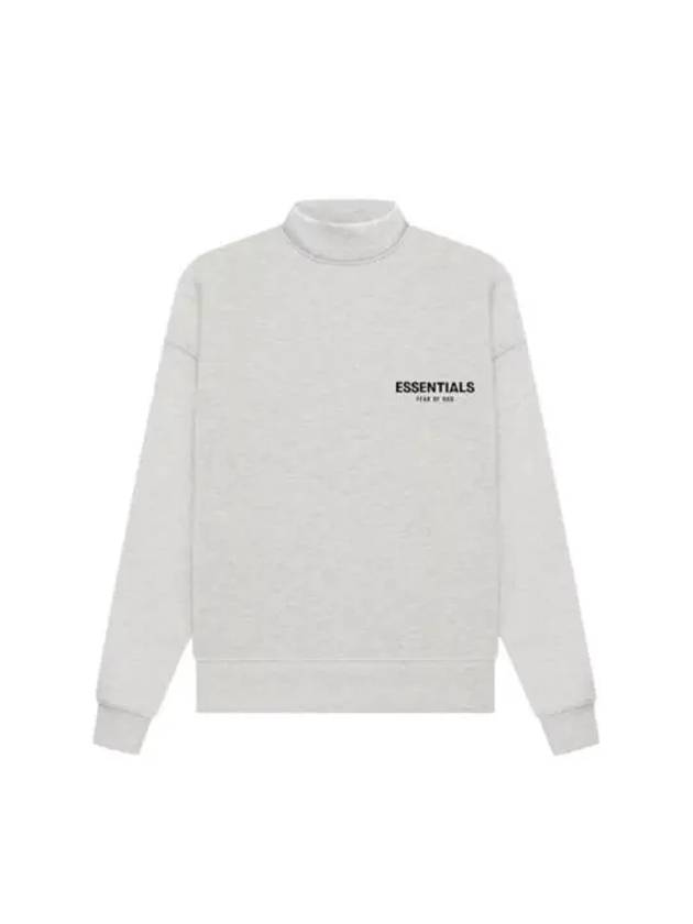 Fear of God Essential Men s Light Oatmeal The Core Collection Mock Neck Sweatshirt 192SU224427F - FEAR OF GOD - BALAAN 7