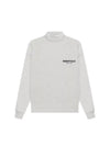 Fear of God Essential Men s Light Oatmeal The Core Collection Mock Neck Sweatshirt 192SU224427F - FEAR OF GOD - BALAAN 1