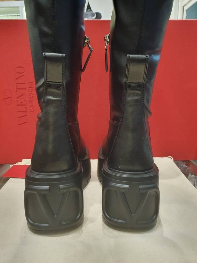 Kneehigh stretch nappa boots - VALENTINO - BALAAN 4