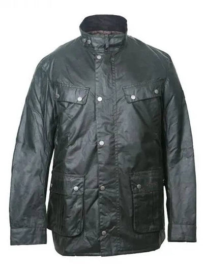 International Tourer Duke Wax Jacket Sage - BARBOUR - BALAAN 2