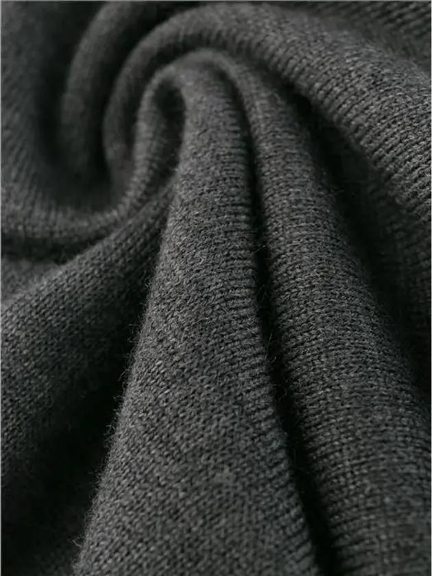 King Merino Wool Knit Top Anthracite Heather - A.P.C. - BALAAN 6