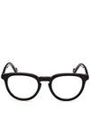 Eyewear Horn Rimmed Eyeglasses Black - MONCLER - BALAAN 1