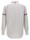 Oxford Armband Stripe Long Sleeve Shirt Grey - THOM BROWNE - BALAAN 6