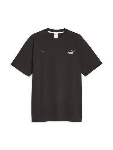 No 1 Logo Celebration Short Sleeve T Shirt Black 621739 01 - PUMA - BALAAN 1