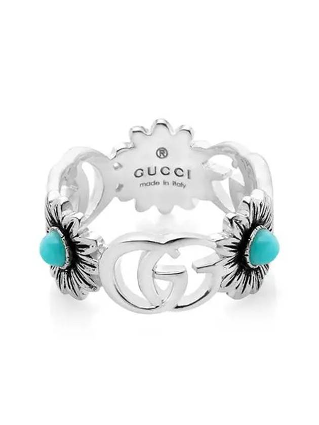 Double G Mother Of Pearl Ring Silver - GUCCI - BALAAN 4