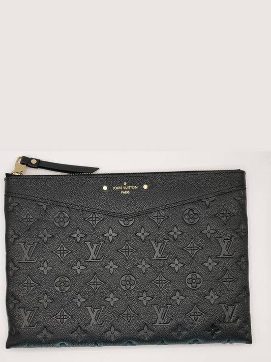 Monogram Daily Empreinte Pouch Bag Black - LOUIS VUITTON - BALAAN 2