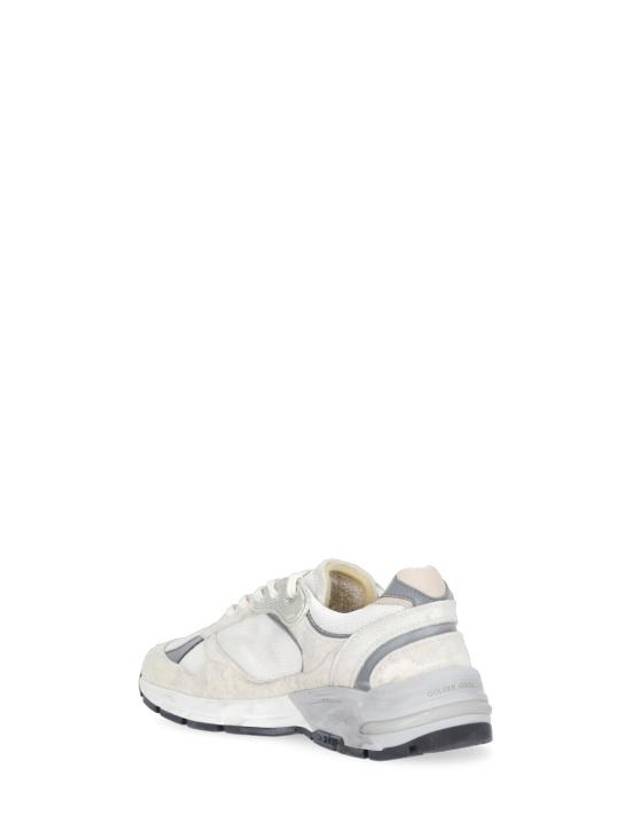 Mesh and Suede Leather Dad-Star Sneakers White Beige - GOLDEN GOOSE - BALAAN 7